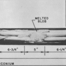 Sodium-Reactor-Experiment-partially-melted-fuel-rod-blob